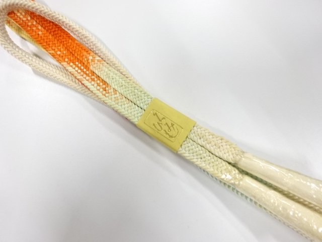 未使用品　正絹　手組帯締め